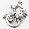 Pendant, Zinc Alloy Jewelry Findings, 18x25mm, Sold by Bag