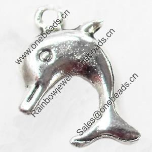 Pendant, Zinc Alloy Jewelry Findings, 12x20mm, Sold by Bag  