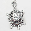 Pendant, Zinc Alloy Jewelry Findings, 14x25mm, Sold by Bag  