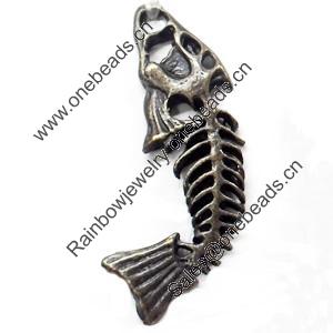 Pendant, Zinc Alloy Jewelry Findings, 23x53mm, Sold by Bag  