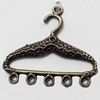 Pendant, Zinc Alloy Jewelry Findings, 34x30mm, Sold by Bag  