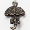 Pendant, Zinc Alloy Jewelry Findings, 13x20mm, Sold by Bag  
