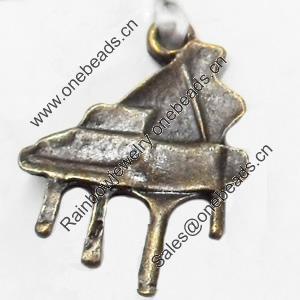 Pendant, Zinc Alloy Jewelry Findings, umbrella, 14x19mm, Sold by Bag  