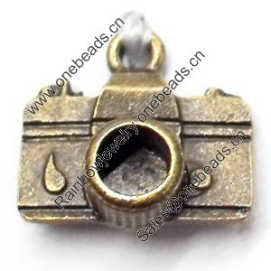 Pendant, Zinc Alloy Jewelry Findings, 15x15mm, Sold by Bag  