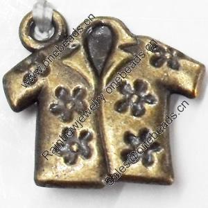 Pendant, Zinc Alloy Jewelry Findings, 18x17mm, Sold by Bag  