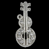 Pendant Setting Zinc Alloy Jewelry Findings, 14x35mm, Sold by Bag