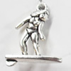 Pendant, Zinc Alloy Jewelry Findings, 18x21mm, Sold by Bag  