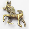 Pendant, Zinc Alloy Jewelry Findings, Horse, 16x21mm, Sold by Bag  