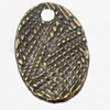 Pendant, Zinc Alloy Jewelry Findings, 10x15mm, Sold by Bag  
