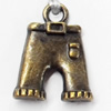 Pendant, Zinc Alloy Jewelry Findings, 13x18mm, Sold by Bag  