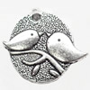 Pendant, Zinc Alloy Jewelry Findings, 29x25mm, Sold by Bag  