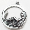 Pendant, Zinc Alloy Jewelry Findings, 23x26mm, Sold by Bag  