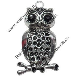 Pendant, Zinc Alloy Jewelry Findings, 28x54mm, Sold by Bag  