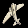 Pendant, Zinc Alloy Jewelry Findings, Plane 28x25mm, Sold by Bag