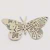 Pendant, Zinc Alloy Jewelry Findings, Butterfly 55x31mm Hole:2.5mm, Sold by Bag