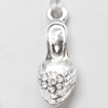 Pendant, Zinc Alloy Jewelry Findings, 8x22mm, Sold by Bag  