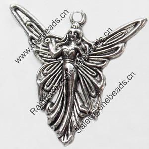 Pendant, Zinc Alloy Jewelry Findings, 38x38mm, Sold by Bag  