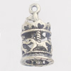 Pendant, Zinc Alloy Jewelry Findings, 10x21mm Hole:1.5mm, Sold by Bag
