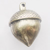 Pendant, Zinc Alloy Jewelry Findings, 24x34mm, Sold by Bag