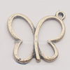Pendant, Zinc Alloy Jewelry Findings, Butterfly 19x19mm, Sold by Bag
