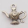 Pendant, Zinc Alloy Jewelry Findings, 22x19mm Hole:3mm, Sold by Bag