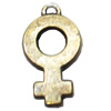 Pendant, Zinc Alloy Jewelry Findings, 12x22mm, Sold by Bag  