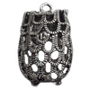 Pendant, Zinc Alloy Jewelry Findings, 26x44mm, Sold by Bag  