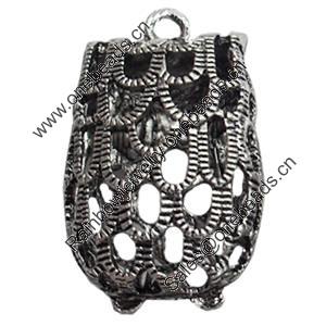 Pendant, Zinc Alloy Jewelry Findings, 26x44mm, Sold by Bag  