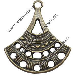 Pendant, Zinc Alloy Jewelry Findings, 29x34mm, Sold by Bag  