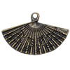 Pendant, Zinc Alloy Jewelry Findings, 25x17mm, Sold by Bag  