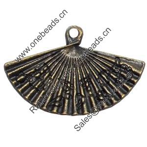 Pendant, Zinc Alloy Jewelry Findings, 25x17mm, Sold by Bag  