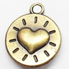 Pendant, Zinc Alloy Jewelry Findings, 20x24mm, Sold by Bag  