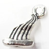 Pendant, Zinc Alloy Jewelry Findings, 9x15mm, Sold by Bag  