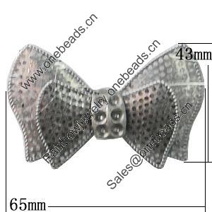 Iron Cabochons Lead-free, NO Hole Headwear & Costume Accessory, 65x43mm, Sold by PC