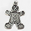 Pendant, Zinc Alloy Jewelry Findings, 11x20mm, Sold by Bag  