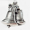 Pendant, Zinc Alloy Jewelry Findings, 17x20mm, Sold by Bag  