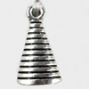 Pendant, Zinc Alloy Jewelry Findings, 9x17mm, Sold by Bag  