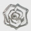 Iron Jewelry Finding Connectors Lead-free, Flower 50x51mm, Sold by Bag