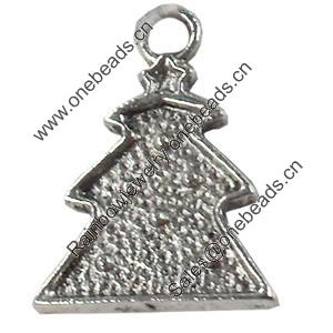 Pendant, Zinc Alloy Jewelry Findings, 11x15mm, Sold by Bag  
