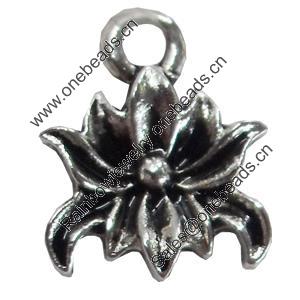 Pendant, Zinc Alloy Jewelry Findings, 10x12mm, Sold by Bag  