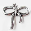 Pendant, Zinc Alloy Jewelry Findings, Bowknot, 19x18mm, Sold by Bag  