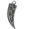 Pendant, Zinc Alloy Jewelry Findings, 9x30mm, Sold by Bag  