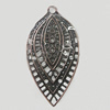 Iron Jewelry Finding Pendant Lead-free, 34x63mm, Sold by Bag