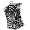 Pendant, Zinc Alloy Jewelry Findings, 20x32mm, Sold by Bag  