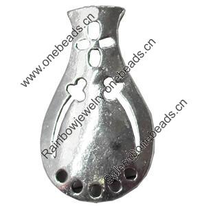 Pendant, Zinc Alloy Jewelry Findings, 20x35mm, Sold by Bag  