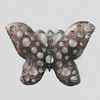 Iron Jewelry Finding Pendant Lead-free, Butterfly 45x33mm, Sold by Bag