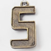 Pendant, Zinc Alloy Jewelry Findings, 14x29mm, Sold by Bag  