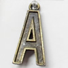Pendant, Zinc Alloy Jewelry Findings, 13x30mm, Sold by Bag  