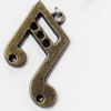 Pendant, Zinc Alloy Jewelry Findings, 19x25mm, Sold by Bag  