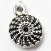 Pendant, Zinc Alloy Jewelry Findings, 10x14mm, Sold by Bag  